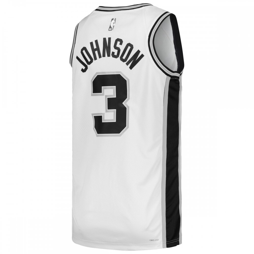 Keldon Johnson San Antonio Spurs Unisex Swingman Jersey - Association Edition - White-Pro Kit Vault | Brand New 26/27 Sports Jerseys